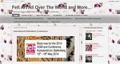 Desktop Screenshot of felt-art-all-over-the-world.blogspot.com