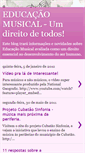 Mobile Screenshot of educacaomusical-umdireitodetodos.blogspot.com