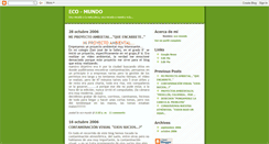 Desktop Screenshot of eco-mundo.blogspot.com