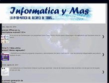 Tablet Screenshot of informaticaymas.blogspot.com