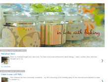 Tablet Screenshot of inlovewithbaking.blogspot.com