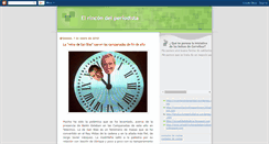 Desktop Screenshot of elrincndelperiodista.blogspot.com
