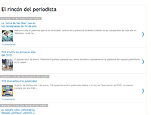 Tablet Screenshot of elrincndelperiodista.blogspot.com