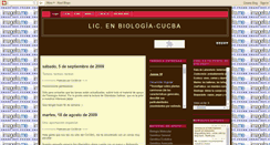 Desktop Screenshot of biologiacucba.blogspot.com