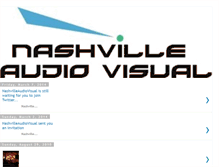 Tablet Screenshot of nashvilleaudiovisual.blogspot.com