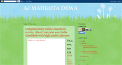 Desktop Screenshot of bunian-ajmahkotadewa.blogspot.com