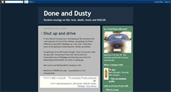 Desktop Screenshot of doneanddusty.blogspot.com