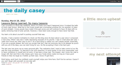 Desktop Screenshot of dailycasey.blogspot.com