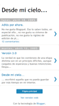 Mobile Screenshot of desdemicielo.blogspot.com
