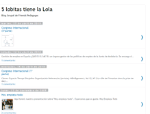 Tablet Screenshot of 5lobitastienelola.blogspot.com