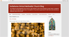 Desktop Screenshot of indiahomaumc.blogspot.com