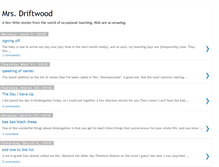 Tablet Screenshot of mrsdriftwood.blogspot.com