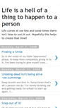 Mobile Screenshot of lifeisahellofathingtohappentoaperson.blogspot.com