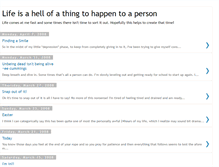 Tablet Screenshot of lifeisahellofathingtohappentoaperson.blogspot.com