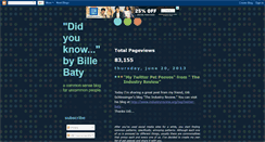 Desktop Screenshot of billeblue.blogspot.com