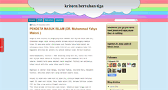 Desktop Screenshot of kristenbertuhantiga.blogspot.com