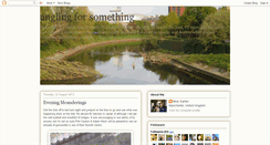 Desktop Screenshot of anglingforsomething.blogspot.com