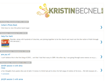 Tablet Screenshot of kristinbecnel.blogspot.com