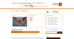 Desktop Screenshot of love-nithyananda-lifesolutions.blogspot.com