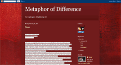 Desktop Screenshot of metaphorofdifference.blogspot.com