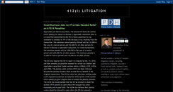 Desktop Screenshot of 412ilitigation.blogspot.com