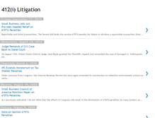 Tablet Screenshot of 412ilitigation.blogspot.com