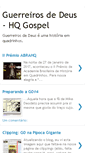 Mobile Screenshot of hqgospelguerreirosdedeus.blogspot.com