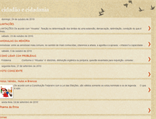 Tablet Screenshot of cidadaoecidadania.blogspot.com