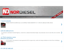 Tablet Screenshot of nordieseltruck.blogspot.com