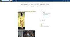 Desktop Screenshot of anorexianervosapictures.blogspot.com