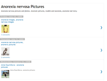 Tablet Screenshot of anorexianervosapictures.blogspot.com
