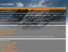 Tablet Screenshot of geek-triskel.blogspot.com