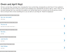Tablet Screenshot of owenandapril.blogspot.com
