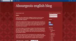 Desktop Screenshot of abourgeoisenglishblog.blogspot.com