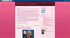 Desktop Screenshot of lenceriapau.blogspot.com