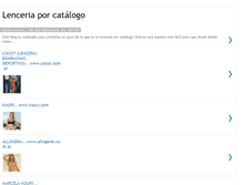 Tablet Screenshot of lenceriapau.blogspot.com