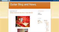 Desktop Screenshot of guitarismylifealltime.blogspot.com