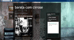 Desktop Screenshot of baratacomcirrose.blogspot.com
