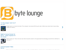 Tablet Screenshot of bytelounge.blogspot.com