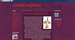 Desktop Screenshot of cristianisvegliatevi.blogspot.com