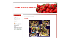 Desktop Screenshot of healthyjuicebar.blogspot.com