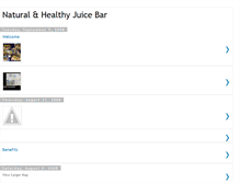 Tablet Screenshot of healthyjuicebar.blogspot.com