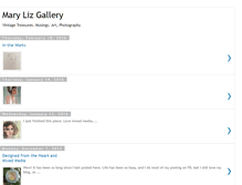 Tablet Screenshot of marylizgallery.blogspot.com