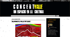 Desktop Screenshot of concertvalle.blogspot.com