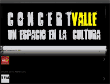 Tablet Screenshot of concertvalle.blogspot.com