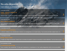 Tablet Screenshot of nosolodeportes.blogspot.com