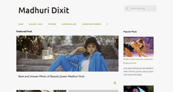 Desktop Screenshot of madhori-dixit.blogspot.com