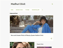 Tablet Screenshot of madhori-dixit.blogspot.com