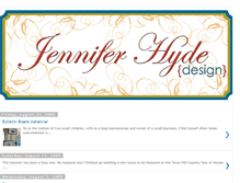 Tablet Screenshot of jenniferhydedesign.blogspot.com