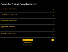 Tablet Screenshot of comptricksblog.blogspot.com